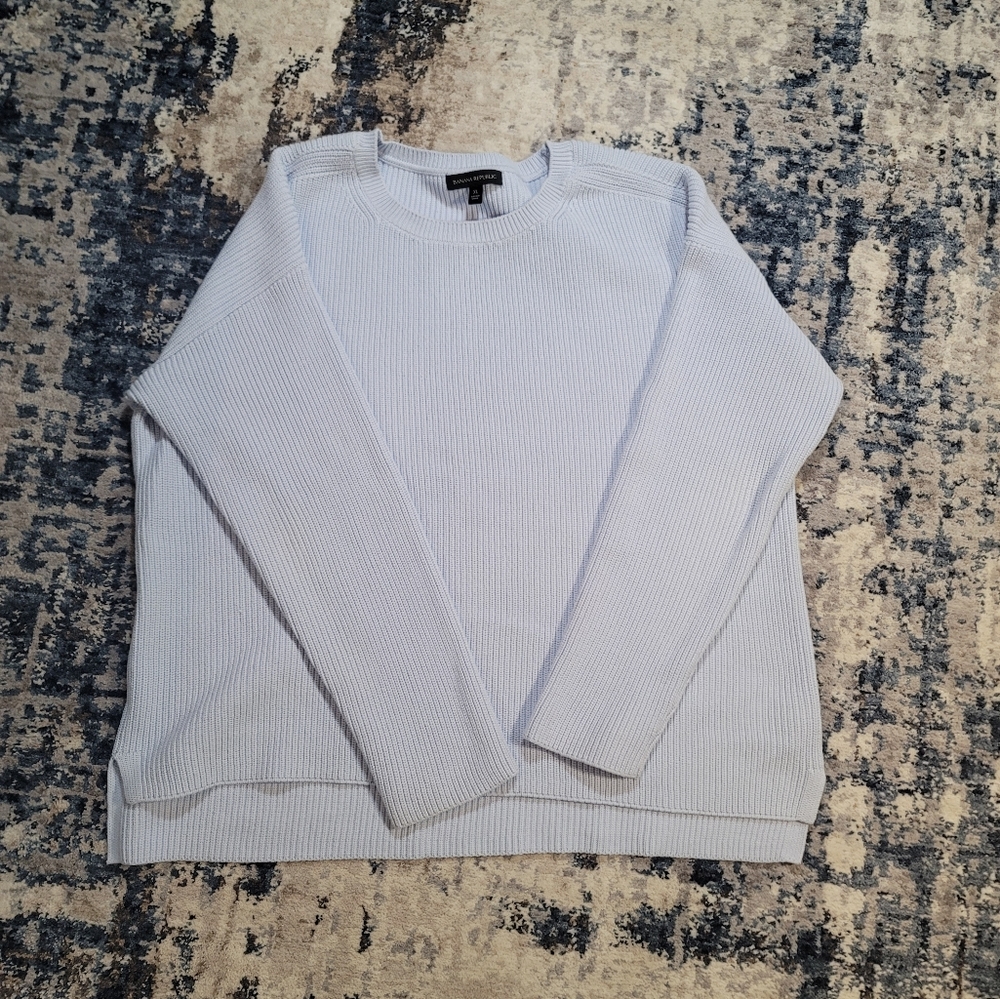 Banana Republic baby blue sweater